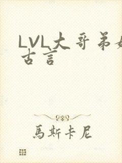 LVL大哥弟媳古言封面