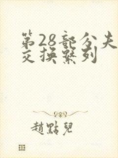 第28部分夫妇交换系列