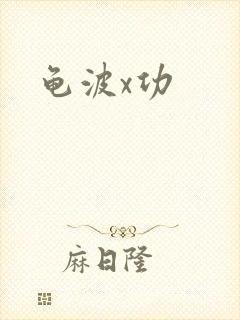 龟波x功封面