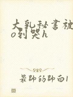大乳秘书被cao到哭h