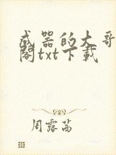 成器的大哥笔趣阁txt下载