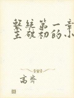 系统第一章给宿主破初的小说封面