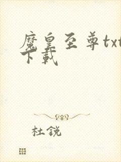 魔皇至尊txt下载
