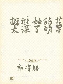挺进她的花苞啊太深了明星小说封面
