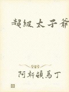 超级太子爷封面