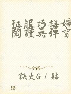 征服巧梅婶全文阅读无弹窗笔趣阁