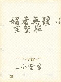 媚者无疆 小说 完整版