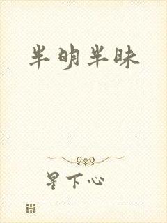 半明半昧
