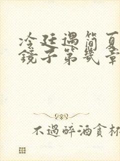 冷廷遇简夏对着镜子第几章