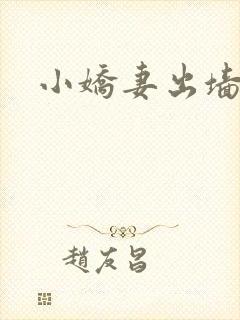 小娇妻出墙记封面