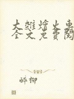 大杂烩火车小说全文免费阅读
