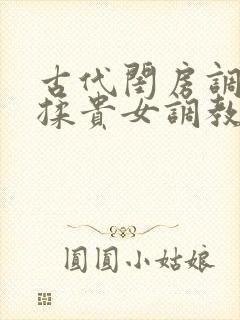 古代闺房调教h揉贵女调教记封面