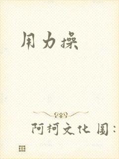 用力操封面