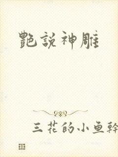 艳说神雕封面
