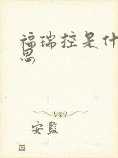 福瑞控是什么意思