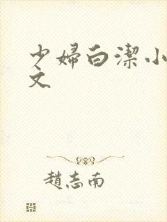少妇白洁小说全文