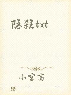 隐杀txt封面