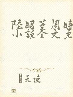 陆昭菱周时阅的小说全文免费阅读
