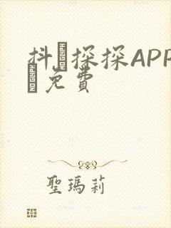 抖抈探探APP汅免费封面