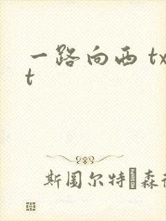 一路向西 txt