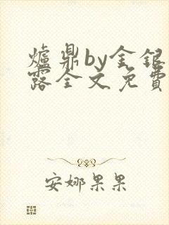 炉鼎by金银花露全文免费阅读笔趣阁