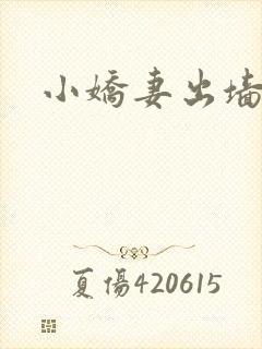 小娇妻出墙记