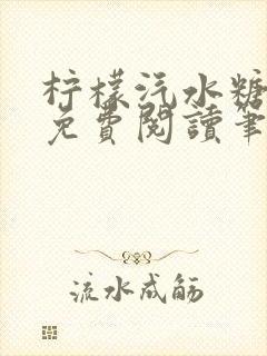 柠檬汽水糖全文免费阅读笔趣阁