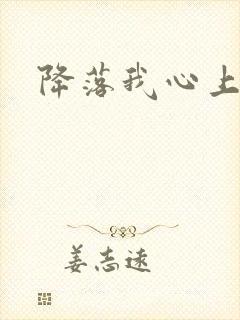 降落我心上