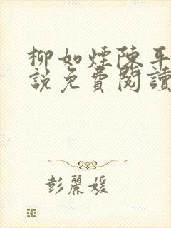 柳如烟陈平安小说免费阅读全文