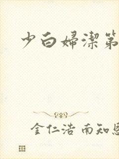 少白妇洁第二部