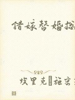 错嫁替婚总裁