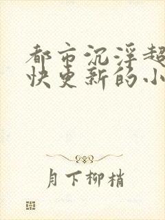 都市沉浮超前超快更新的小说