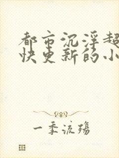 都市沉浮超前超快更新的小说