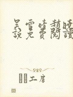 吴雪晴赵晓东小说免费阅读