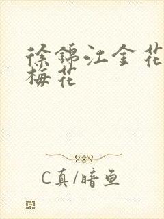 徐锦江金花瓶楷梅花
