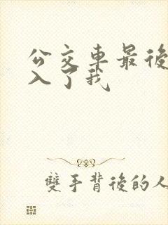 公交车最后一排入了我