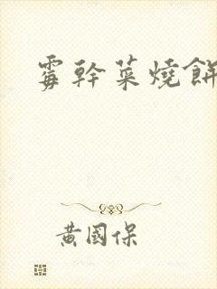 霉干菜烧饼