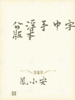 公浮手中字最新版本