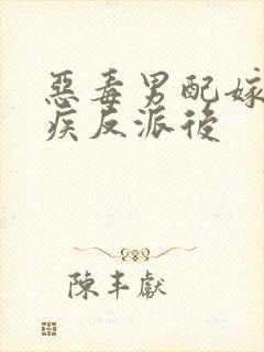 恶毒男配嫁给残疾反派后封面