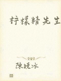 柠檬精先生封面