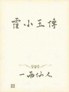 霍小玉传封面