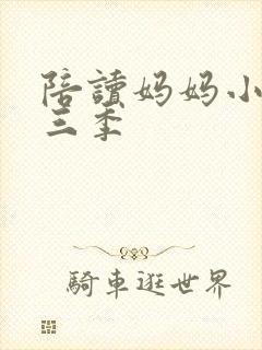 陪读妈妈小说第三季