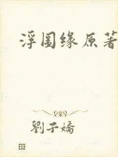 浮图缘原著小说封面