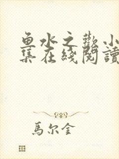 鱼水之欢小说全集在线阅读