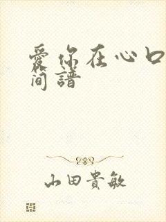 爱你在心口难开简谱封面