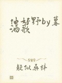 他好野by暮色酒歌