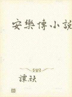 安乐传小说封面
