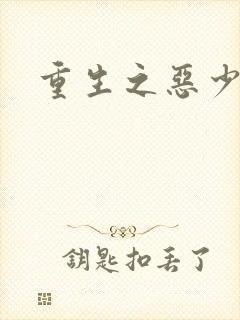 重生之恶少