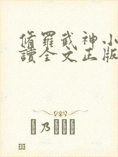 修罗武神小说阅读全文正版封面
