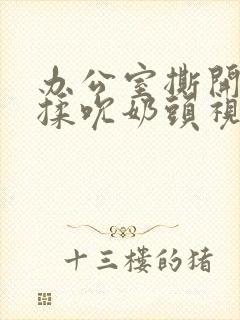 办公室撕开奶罩揉吮奶头视频